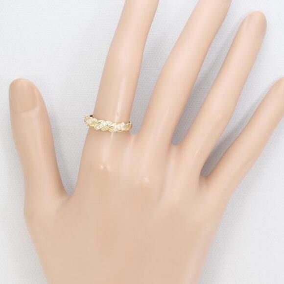 Other K18 Yellow Gold Diamond Ring 12 Metal Ring in Excellent Condition - Picture 3 of 7